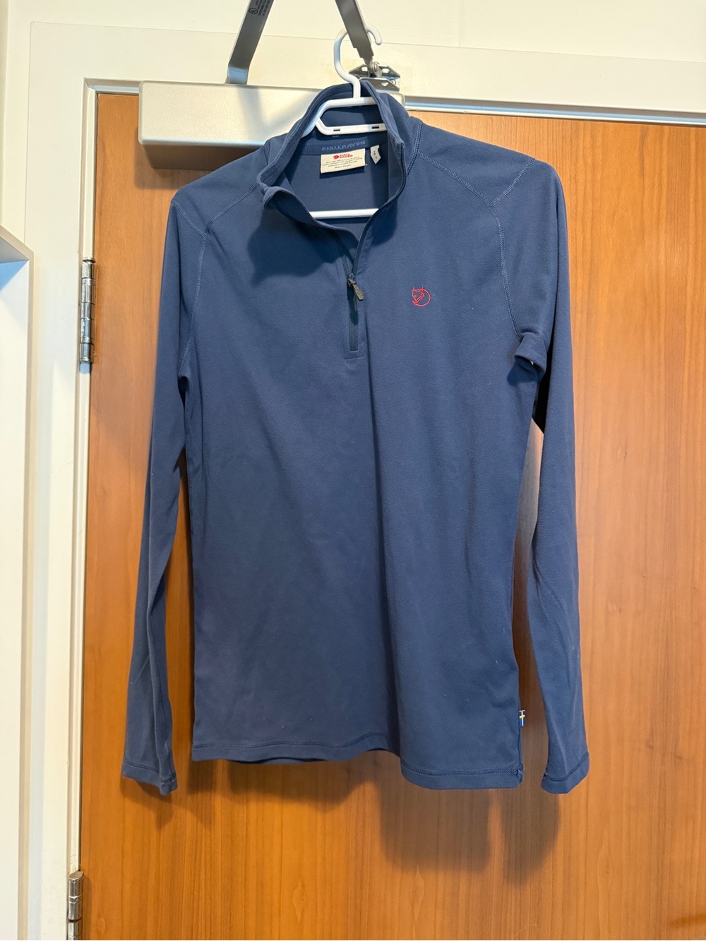FJÄLLRÄVEN - PINE HALF ZIP - FLEECE teal Blue  men’s size small